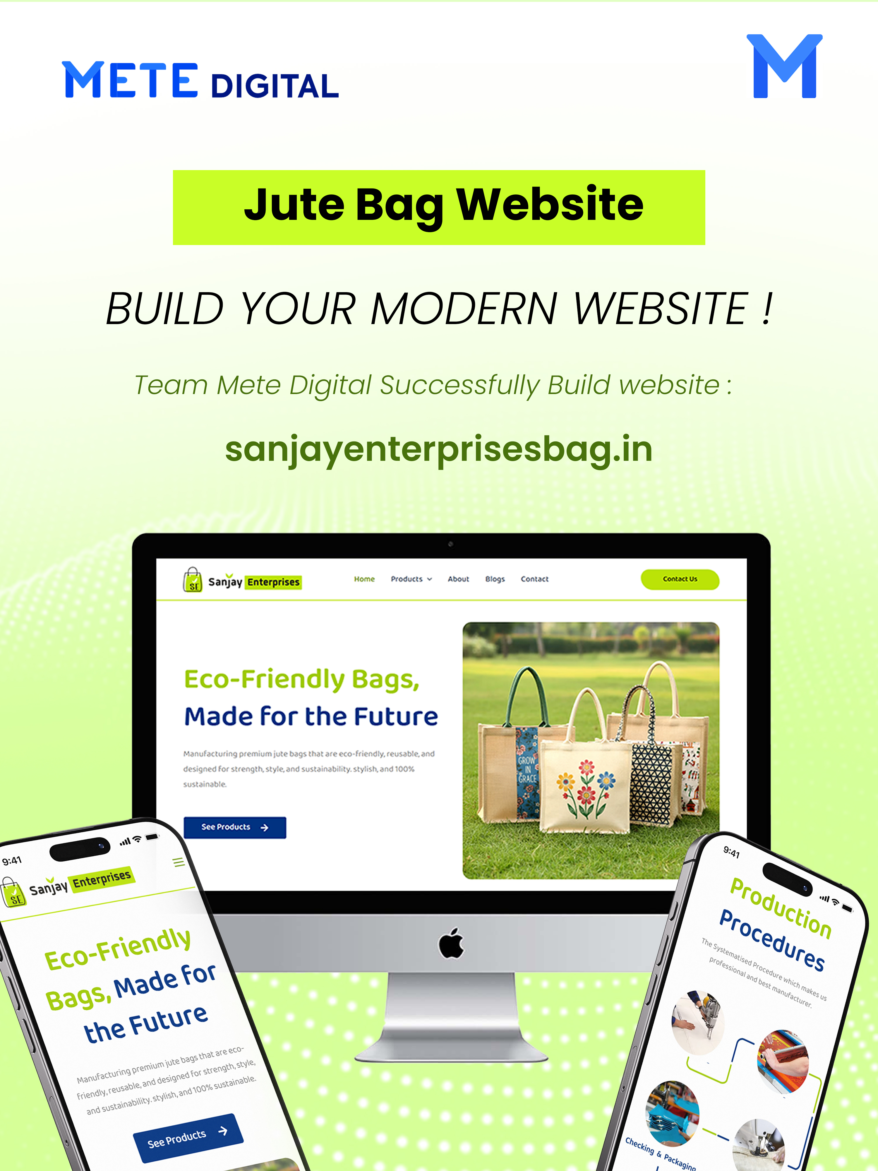 Mete Digital Business Website